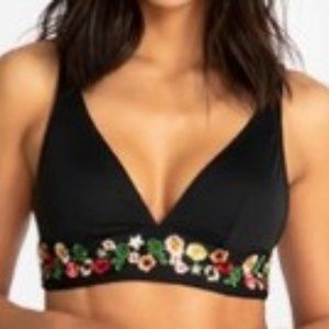 JOHNNY WAS Sydney Halter Swim Top NWT